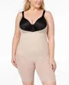 Miraclesuit Women's Sexy Sheer Extra Firm Wear Your Own Bra Thigh Slimmer 2781 In Brown