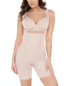 Miraclesuit Women's Shape Away Wear Your Own Bra Extra Firm Thigh Slimmer 2912 In Warm Beige