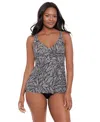 Miraclesuit Women's Shore Leave Ayla Underwire Tankini Top In Shore Leave
