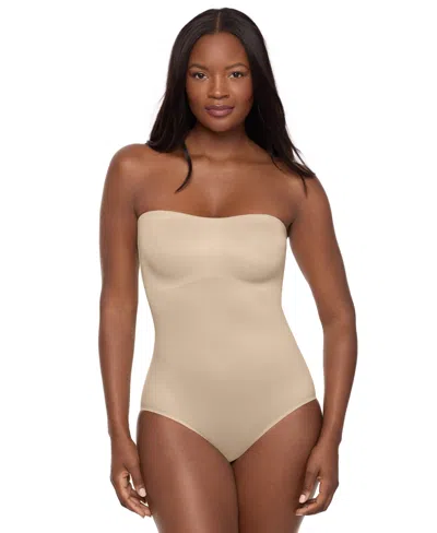 Miraclesuit Women's Showstopper Strapless Firm Shaping Bodysuit In Neutral