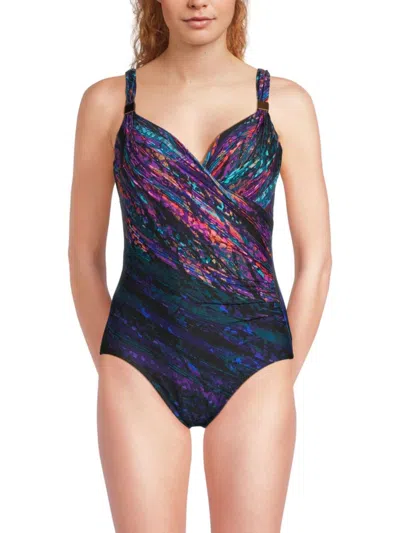 Miraclesuit Women's Siren Printed One-piece Swimsuit