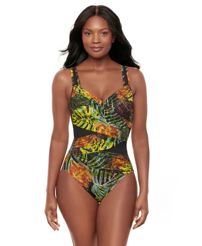 MIRACLESUIT WOMEN'S SUNSET ISLET MADERO TUMMY-CONTROL UNDERWIRED ONE-PIECE SWIMSUIT