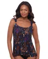 Miraclesuit Women's Tapiz Dazzle Underwired Tankini Top In Tapiz