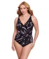 Miraclesuit Women's Tempest Oceanus Tummy-control One-piece Swimsuit In Tempest