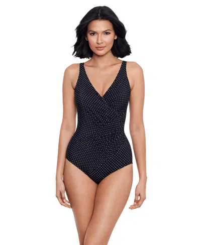 Miraclesuit Women's Topkapi Peephole Tankini Top In Blue
