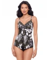 Miraclesuit Women's Elle Dorado Love Knot Underwired Tankini Top In Elle Dorado
