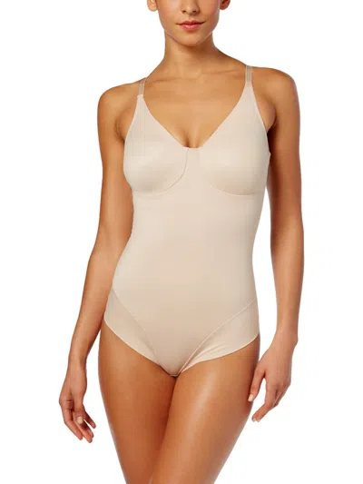 Miraclesuit Womens Slimming Underwire Bodysuit In Brown