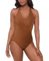 Miraclesuit Wrapsody One-piece In Brown