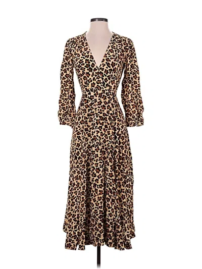 Pre-owned Mirae Casual Dress In Brown