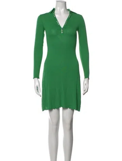Pre-owned Mirae Mini Dress W/ Tags In Green