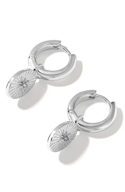 Miranda Frye Amanda Huggie Earrings In Silver