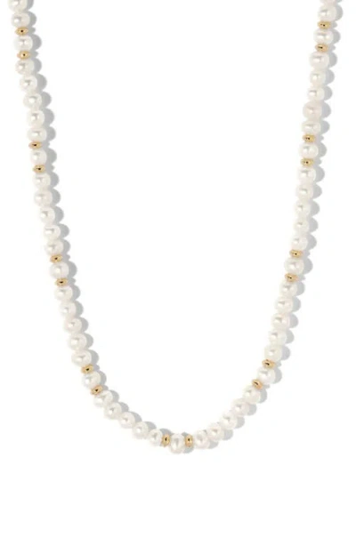 Miranda Frye Bette Freshwater Pearl Necklace In White