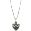 Miranda Frye Courage Pendant Necklace In Silver