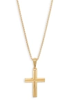 Miranda Frye Cross Pendant Necklace In Gold