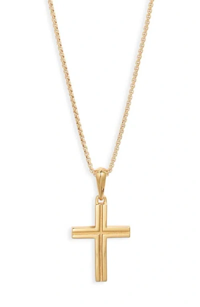 Miranda Frye Cross Pendant Necklace In Gold