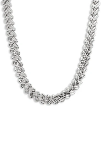 Miranda Frye Estelle Chain Necklace In Silver