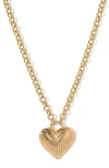 Miranda Frye Juliet Heart Pendant Necklace In Gold