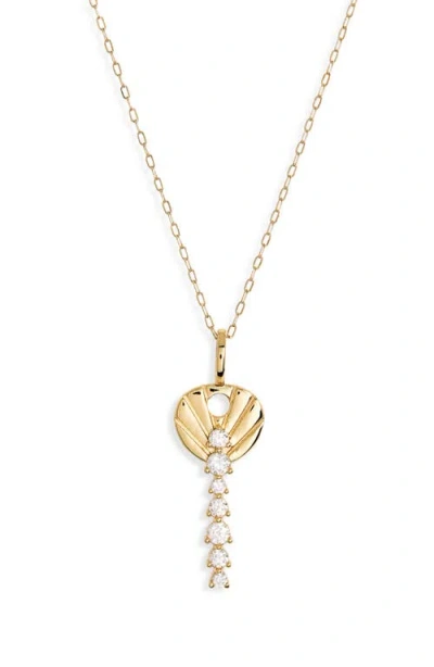Miranda Frye Key Pendant Necklace In Gold