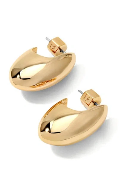 Miranda Frye Margot Chunky Drop Earrings In Gold