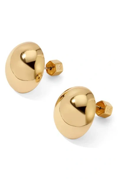 Miranda Frye Marilyn Dome Stud Earrings In Gold