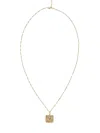 Miranda Frye Harlow Initial Pendant Necklace In Gold