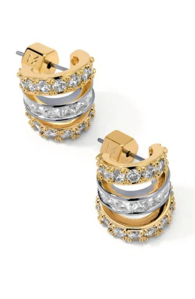 Miranda Frye Sabrina Huggie Hoop Earrings In Gold