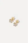 Miranda Frye Sophia Cubic Zirconia Stud Earrings In Gold