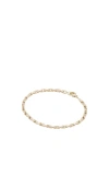 Shop Miranda Frye Vance 8 Bracelet In Metallic Gold