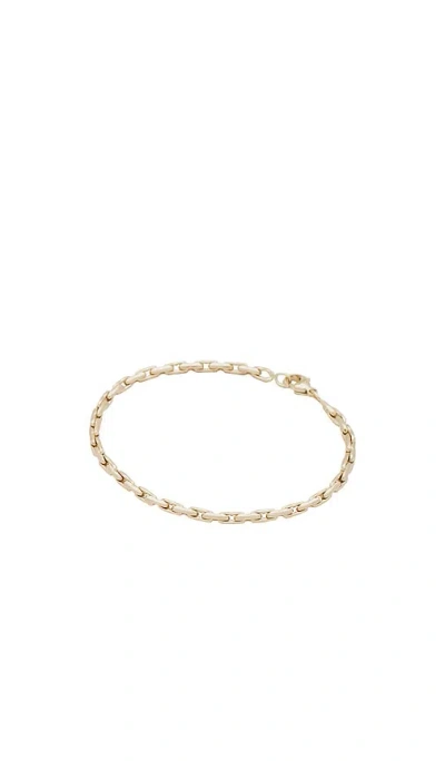 Miranda Frye Vance 8 Bracelet In Metallic Gold