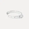 Miranda Frye Women's Cubic Zirconia Stones Cuff In Silver In Silver