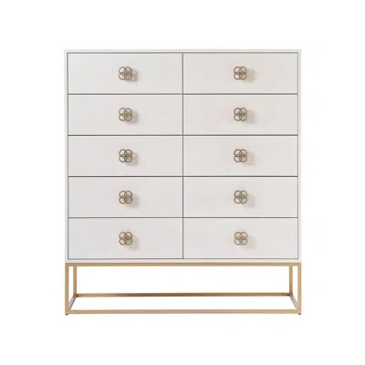Miranda Kerr Home Love Joy Bliss 10 Drawer Chest In Light Gray