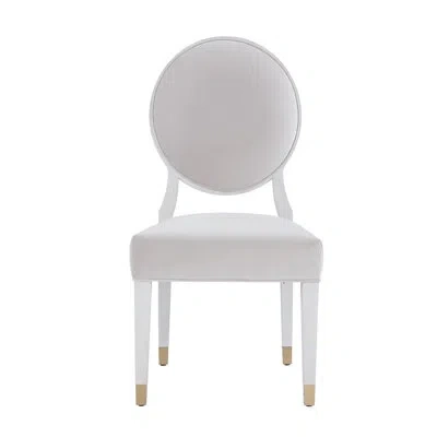 Miranda Kerr Home Love Joy Bliss Side Chair In Gray In White