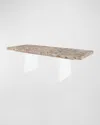 Miranda Kerr Home Tranquility Dining Table In Tan, Burl