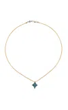 Mirel Fine Jewelry 18k Yellow & White Gold The Minor Starlight Pendant(blue Diamond)