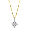 Mirel Fine Jewelry 18k Yellow Gold & 18k White Gold The Baby Starlight Necklace