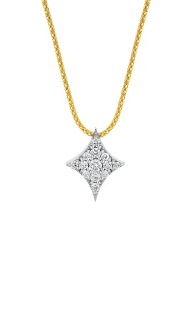 Mirel Fine Jewelry 18k Yellow Gold & 18k White Gold The Major Starlight Pendant(diamond)