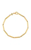 Mirel Fine Jewelry 18k Yellow Gold The Bezant Bracelet