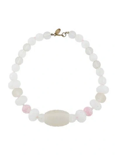 Pre-owned Miriam Haskell Resin Bead Strand Necklace, 16"