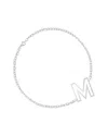 Miriam Merenfeld Jewelry Silver Initial Bracelet (a-z)