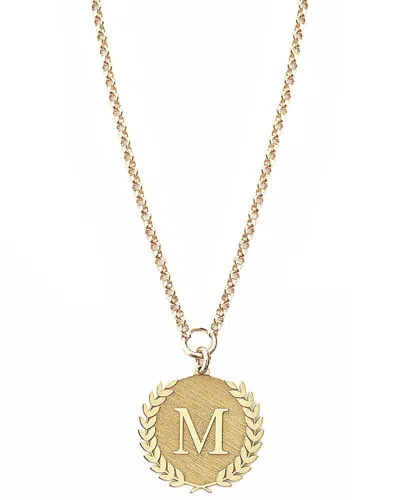 Miriam Merenfeld Jewelry Silver Initial Necklace (a-z) In Gray