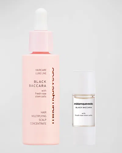 Miriam Quevedo Black Baccara Hair Multiplying Scalp Concentrate + Pre-treatment Exfoliator In White