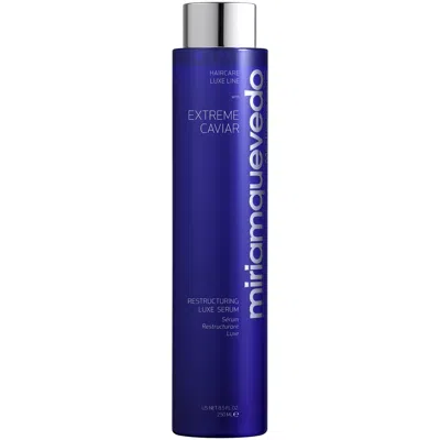 Miriam Quevedo Ec Restructuring Luxe Serum 250ml (worth $70) In Blue