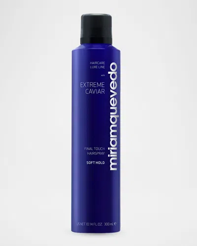 Miriam Quevedo Extreme Caviar Final Touch Hairspray - Soft Hold In Blue