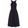 Mirimalist Women's 3d Printed Sacred Dress Black In Black
