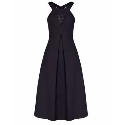 Mirimalist Women's 3d Printed Sacred Dress Black