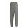 Mirimalist Women's Cross Harem Pants - Green In Green