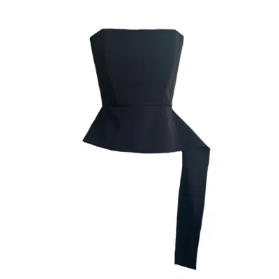 Mirimalist Women's Flow Black Bustier