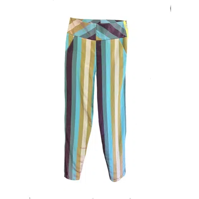 Mirimalist Women's Gaia Striped Pants In Orange