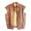 Mirimalist Women's Gold Fringe Copper Vest