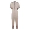 Mirimalist Women's Neutrals Sand Jumpsuit Ecru In Beige